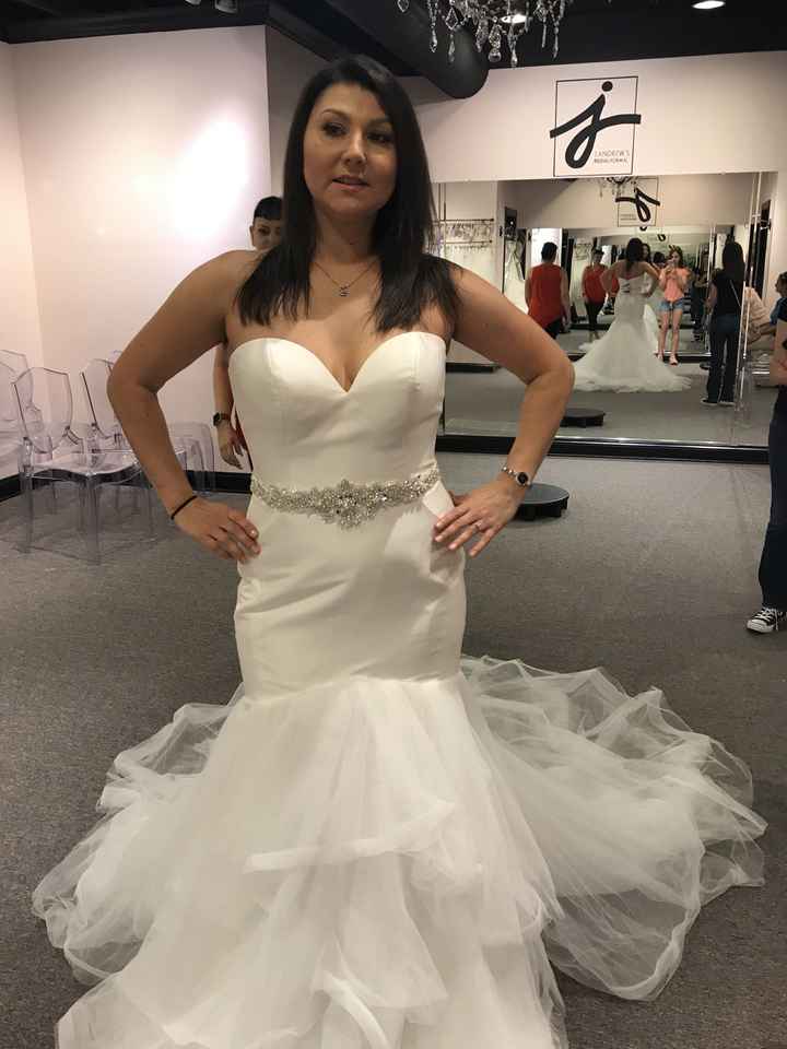 Can I get your opinion my hair up or down for my dress?