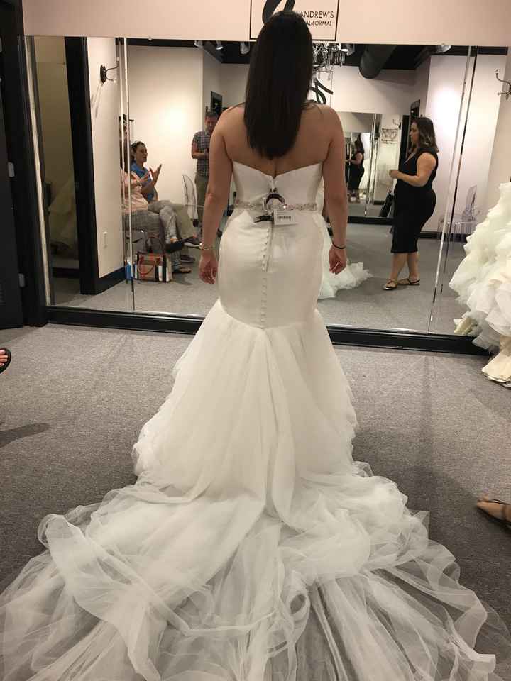 Can I get your opinion on my hair up or down for my dress?