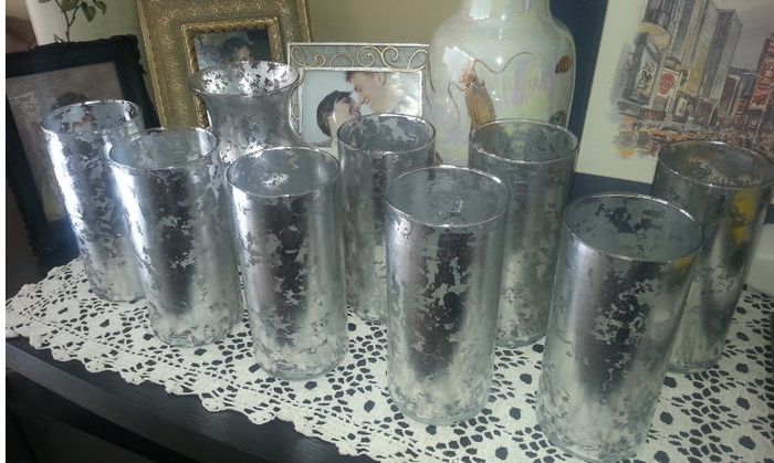 DIY Gold Mercury Glass