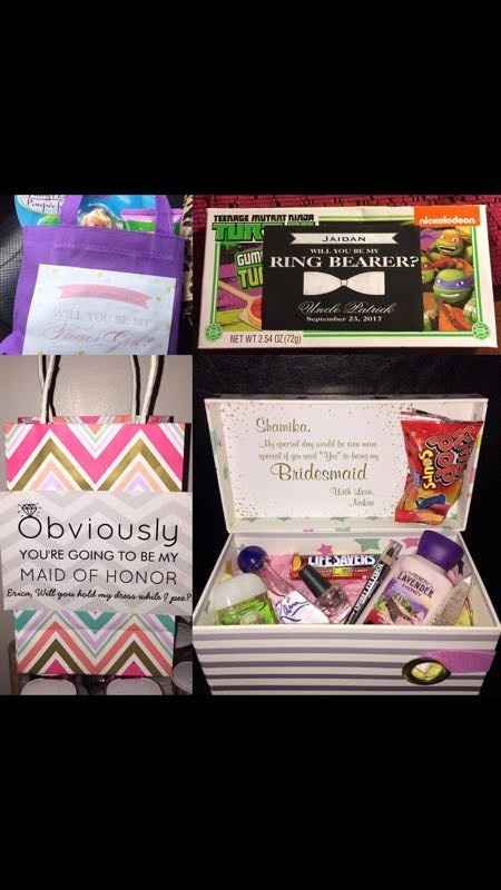 Show me your "bridesmaid boxes"