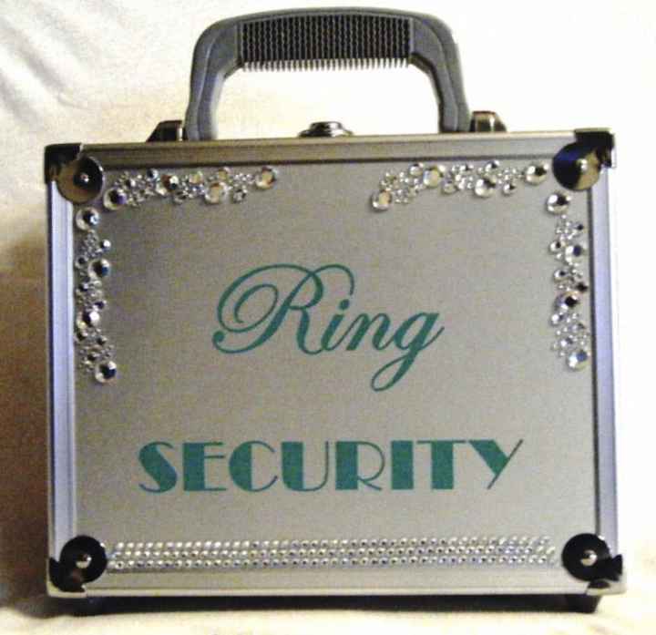 What are your ring bearers carrying?