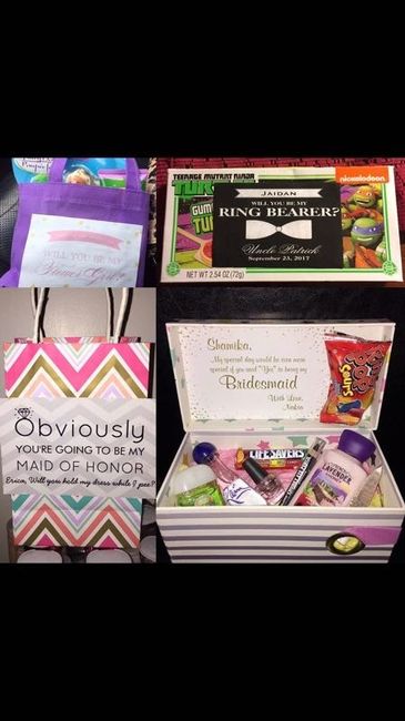 Show me your "bridesmaid boxes"