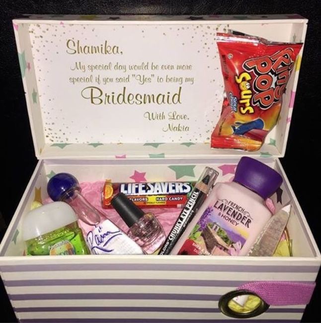 Bridesmaid Proposal Box