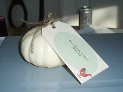 What do you think of this? .....place card question...