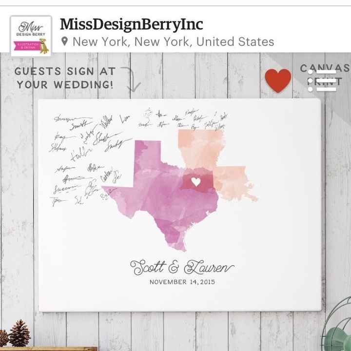 Non Traditional Guest Book