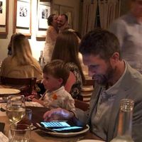 I just love the affection in this one (us in the background)