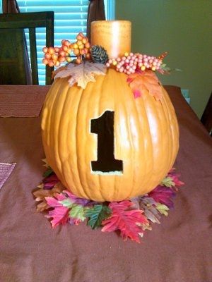 Centerpieces for a Fall wedding