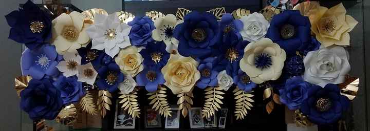 diy paper flower backdrop - 2