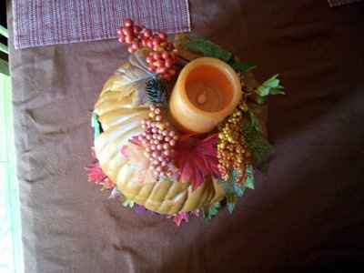 Centerpieces for a Fall wedding