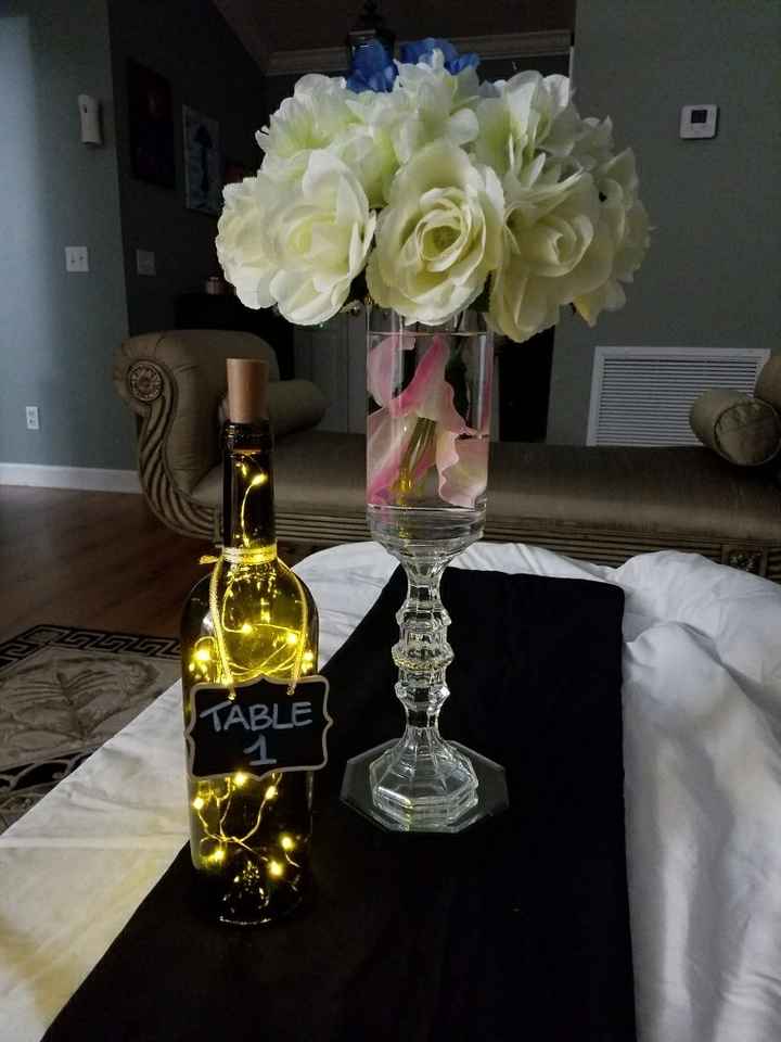 DIY DOLLAR TREE BLACK AND WHITE TABLE SETTING  DIY DOLLAR TREE CENTERPIECES,  DOLLAR TREE WEDDING 