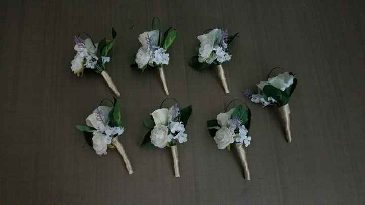 Fake floral centerpieces - 1