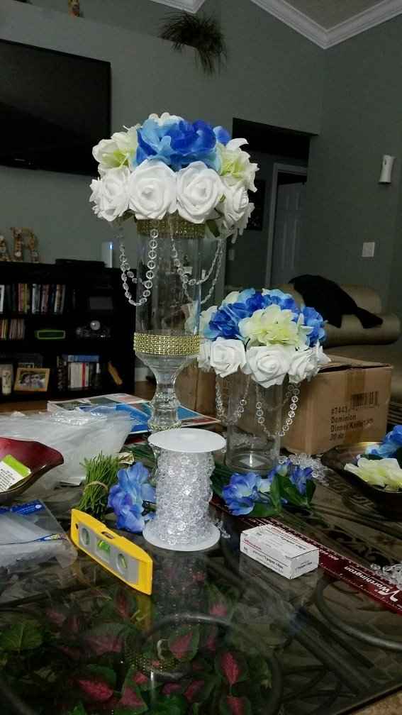 Fake floral centerpieces - 2
