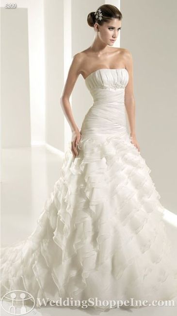 Show me your dress for an outside wedding..