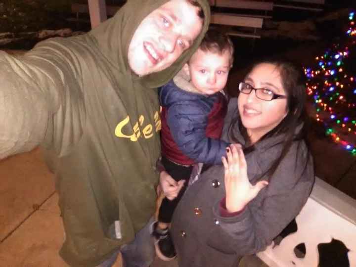 My fiance, Our Son, and Me: December 2018.. We now don't take many pictures together, mainly of our 
