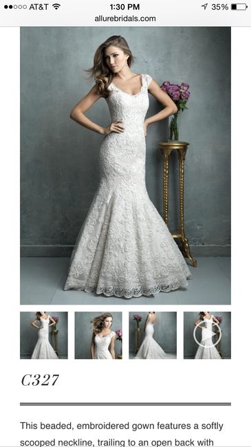 My dress came in! First fitting pictures below!