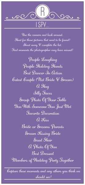 I Spy! & RSVP Cards