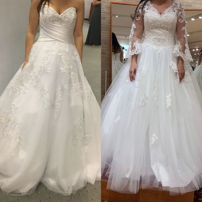 Dress on the left or dress on the right?