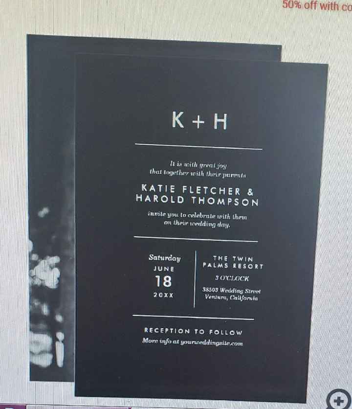 Black Friday & Invitations & Anyone Order From Zazzle? - 2