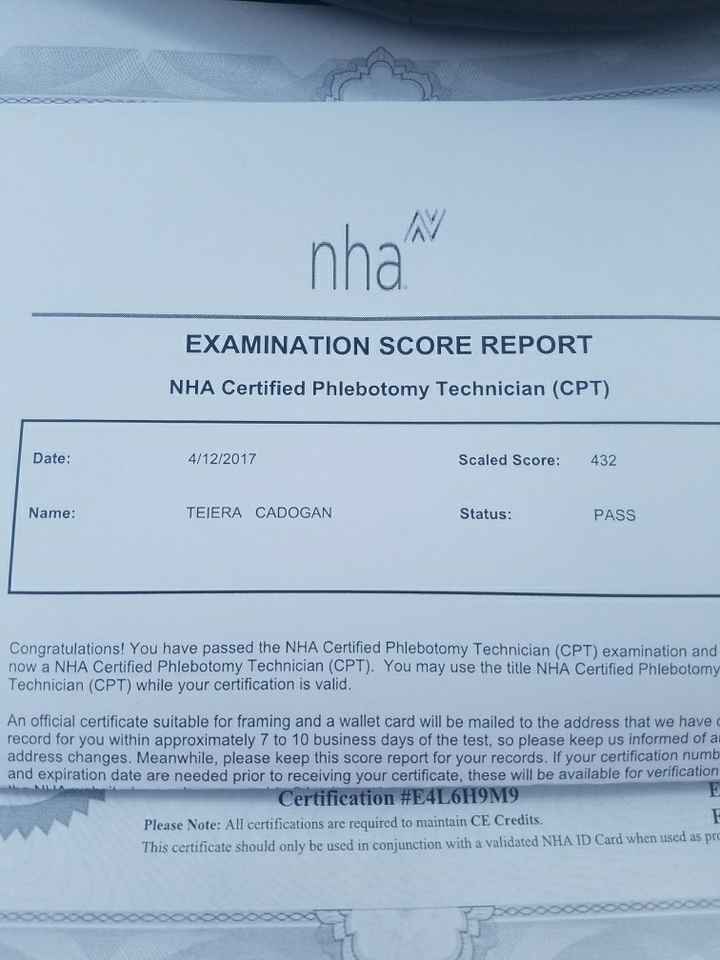 NWR.. But I PASSED