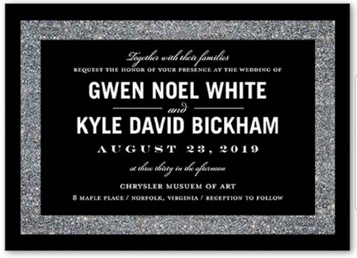 Invitation Wording Help. - 1