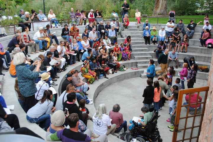 Not a wedding, but shows the space with people