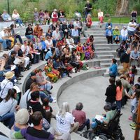 Not a wedding, but shows the space with people