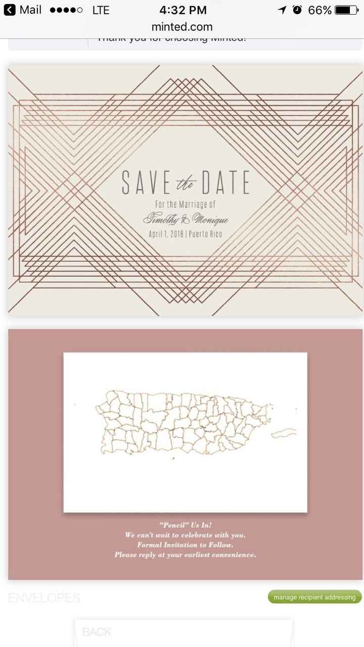 Postcard Save The Dates