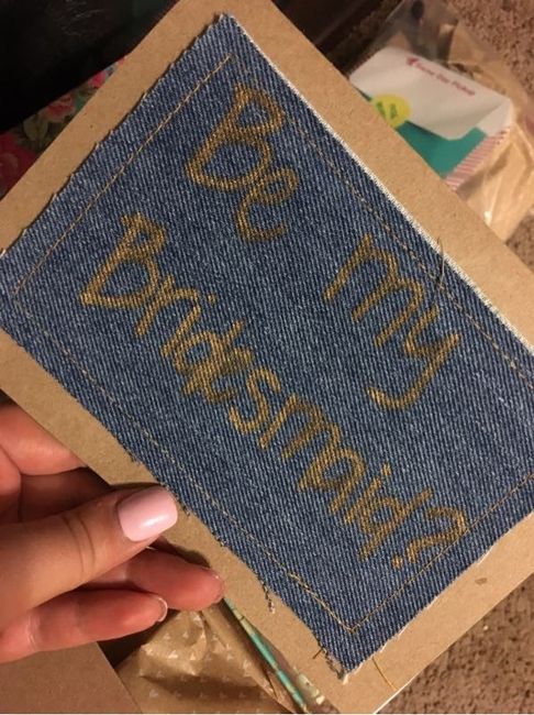 Asking my bridesmaids!!