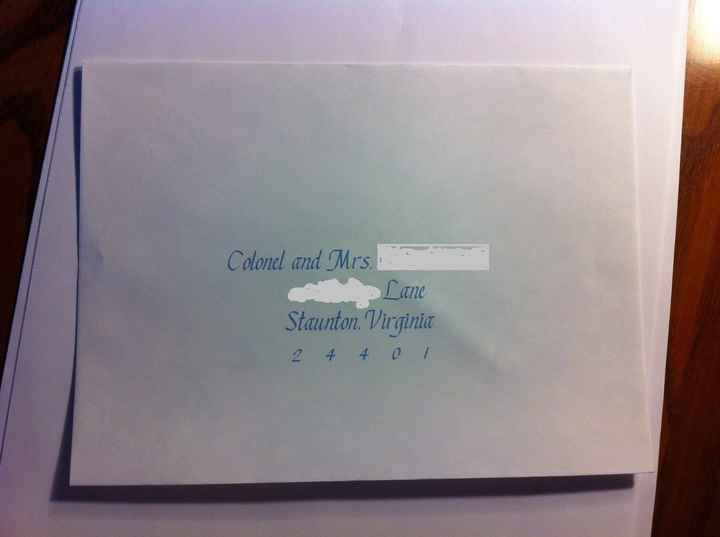 Are you doing your own calligraphy?