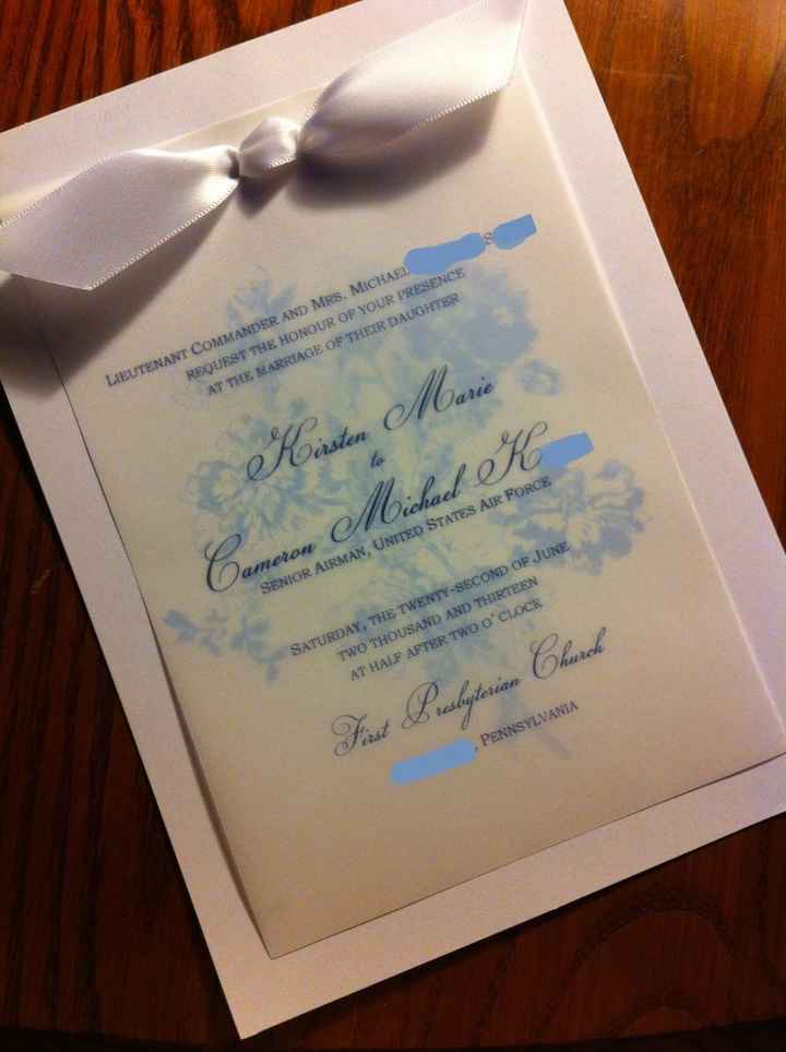 Invitations: DIY or ordered???