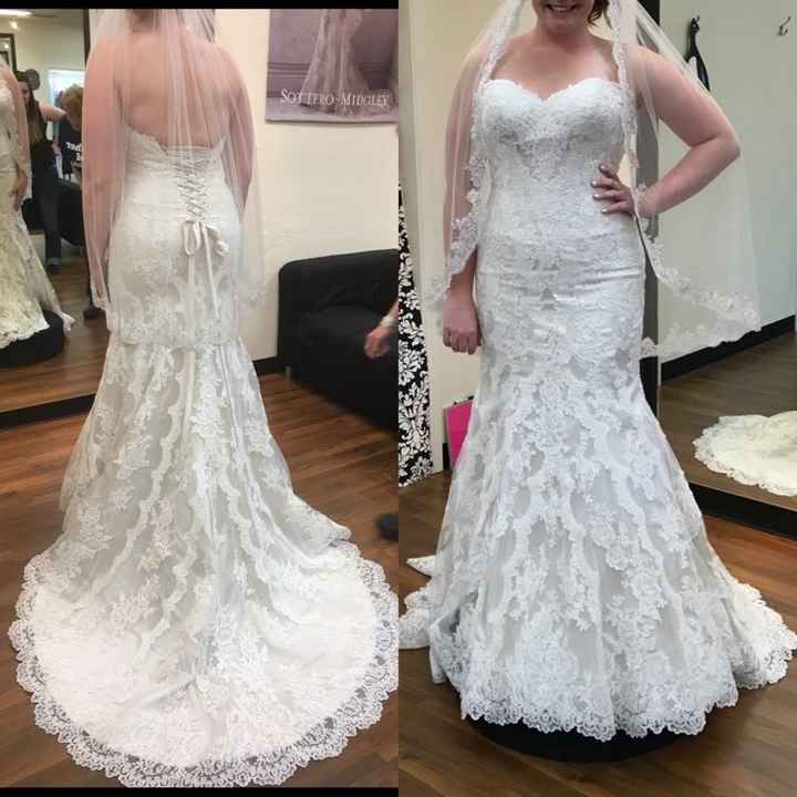 Let's see your wedding dresses.