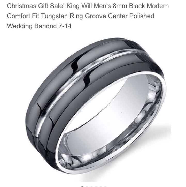 His ring...