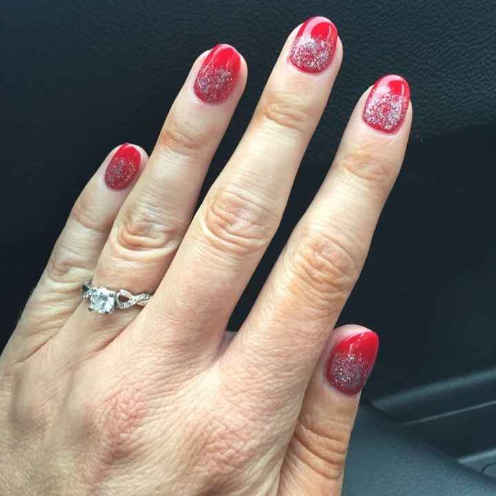 Let's see those wedding nails?