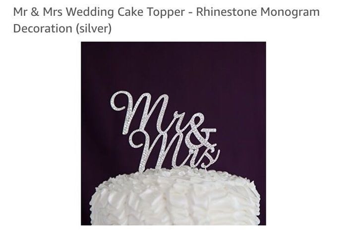 Show me your cake topper!