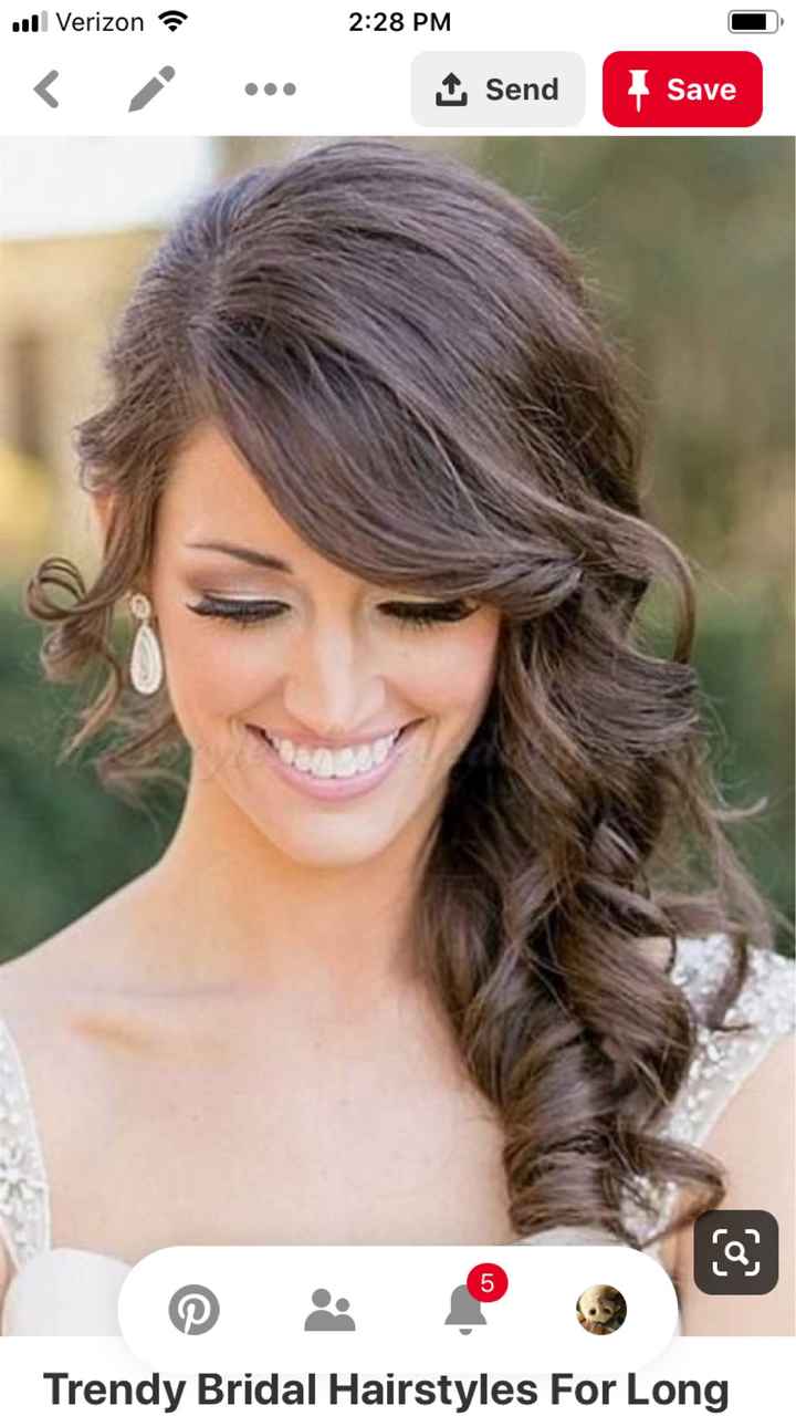 Need your votes - updo or hair down? - 3