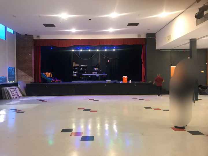 Wedding ceremony and reception in the same room - 1