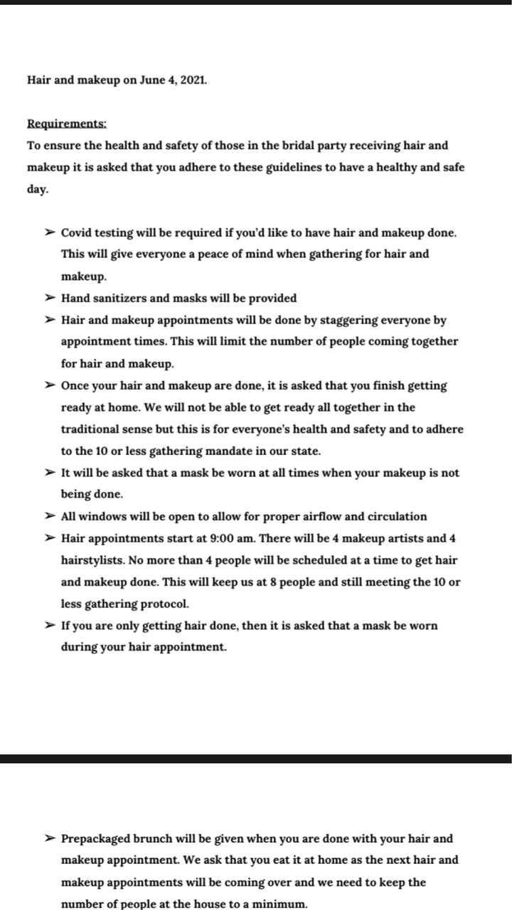 Where to get ready day of wedding amidst Covid-19 - 1