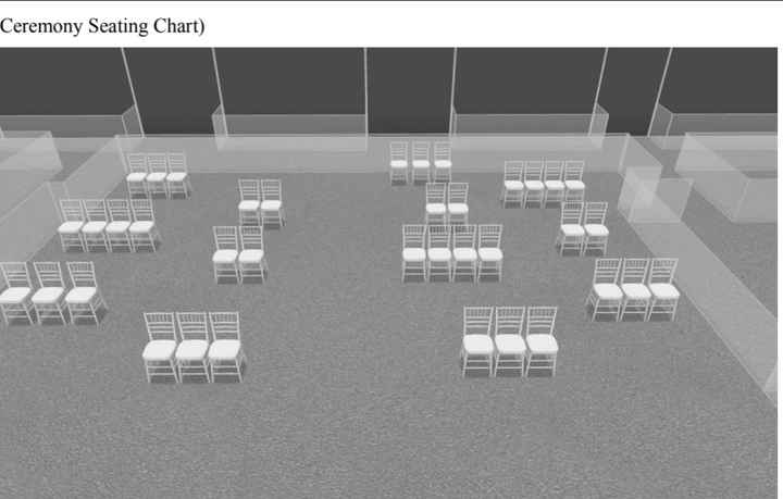 Small venue wedding layout - 1