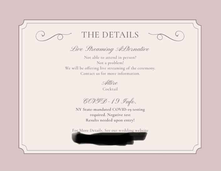 Covid invitation - 1