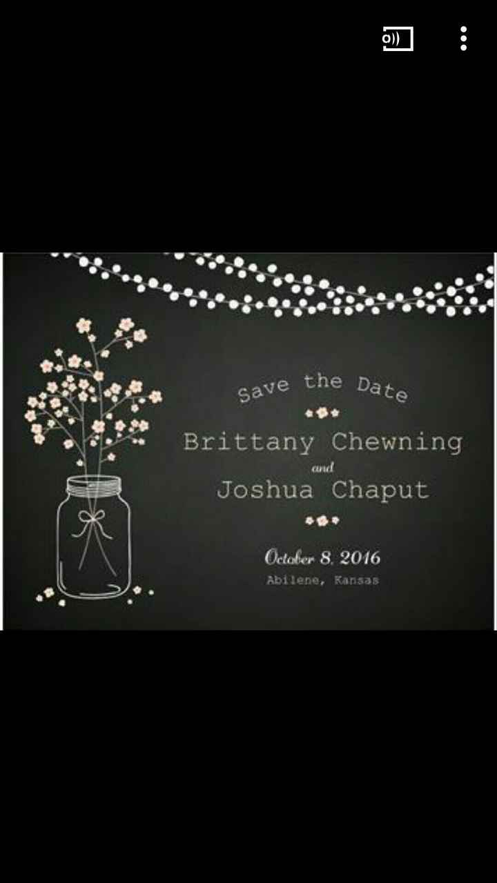 Our invitations are here :)