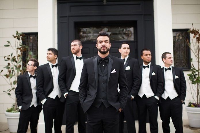 Black on black suit? 1