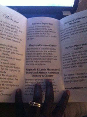 DIY maps and brochure for OOT guest bags