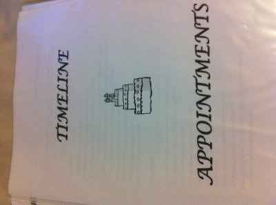 Wedding Planner/Organization Binder