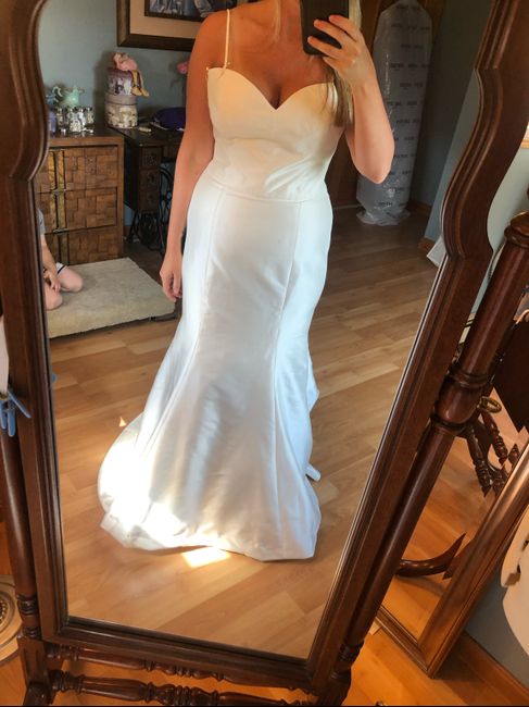 Dress regret one month before wedding! New dress below! 😍 1