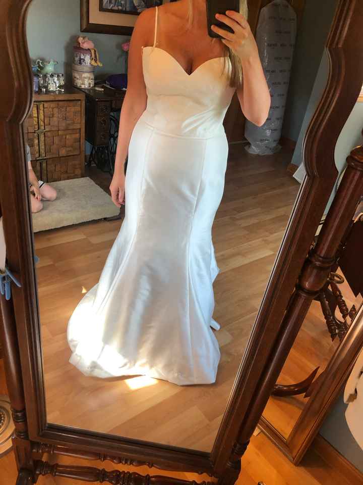 Dress regret one month before wedding! New dress below! 😍 - 1