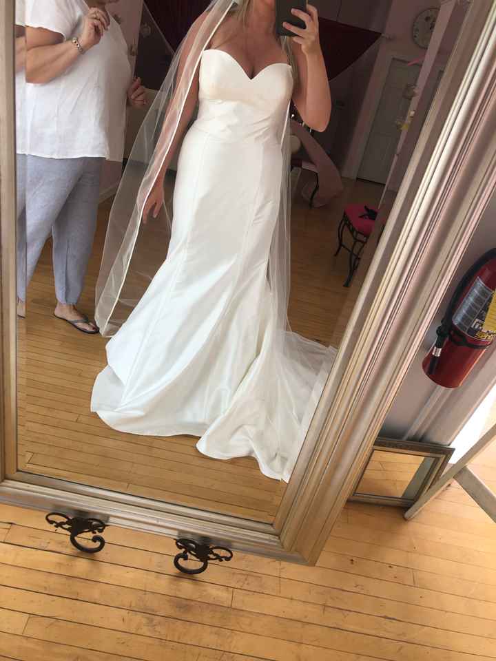 Dress regret one month before wedding! New dress below! 😍 - 2