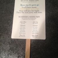 All about wedding programs...Let's see what you are doing