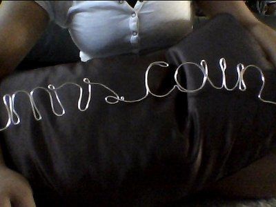DIY wedding dress hanger! **PICS**