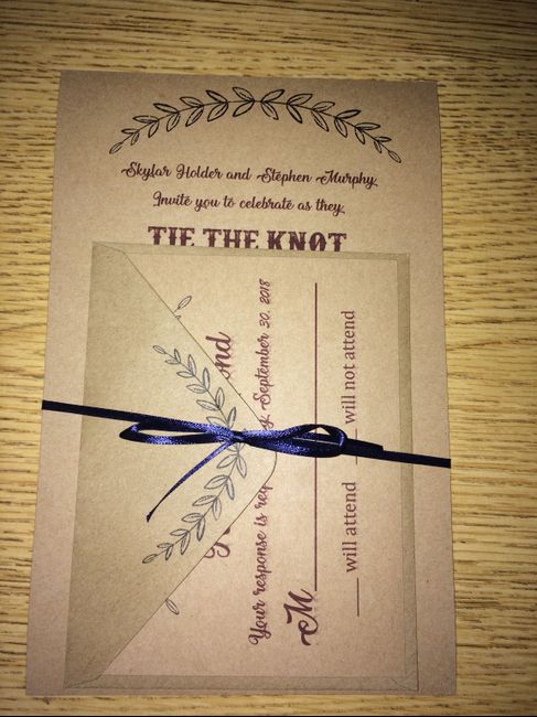 Invitations are in the mail! - 2