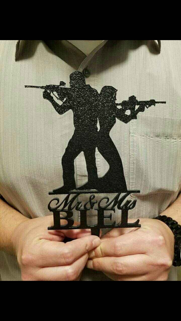 What kind of cake topper did you go with?